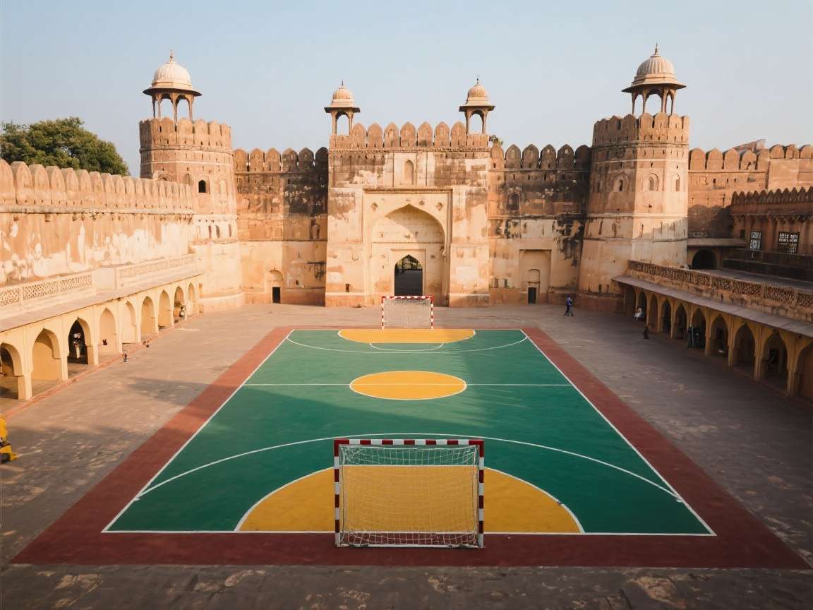 Rajasthan Fort Arena in Bollywood Handball Adventures
